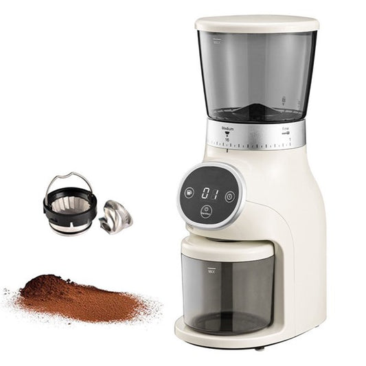 Electric Conical Burr Coffee Grinder, Maestri House Adjustable Burr Mill with 30 Precise Grind Settings, Stainless Steel Coffee Grinder Electric for Espresso/Drip/Percolator/French Press/ American/