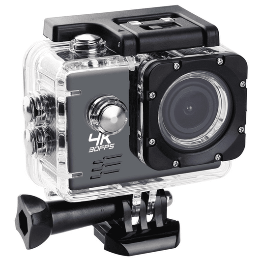 Action Camera 4K 30FPS, 16MP Waterproof Sports Cmaera